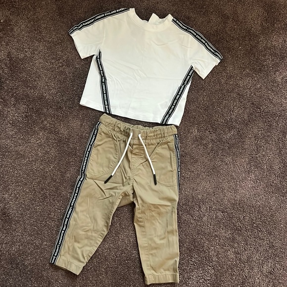 *AUTHENTIC BURBERRY* For boy or girl. Kids set dress set!